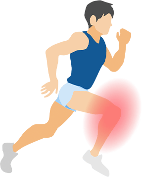走っているイラスト